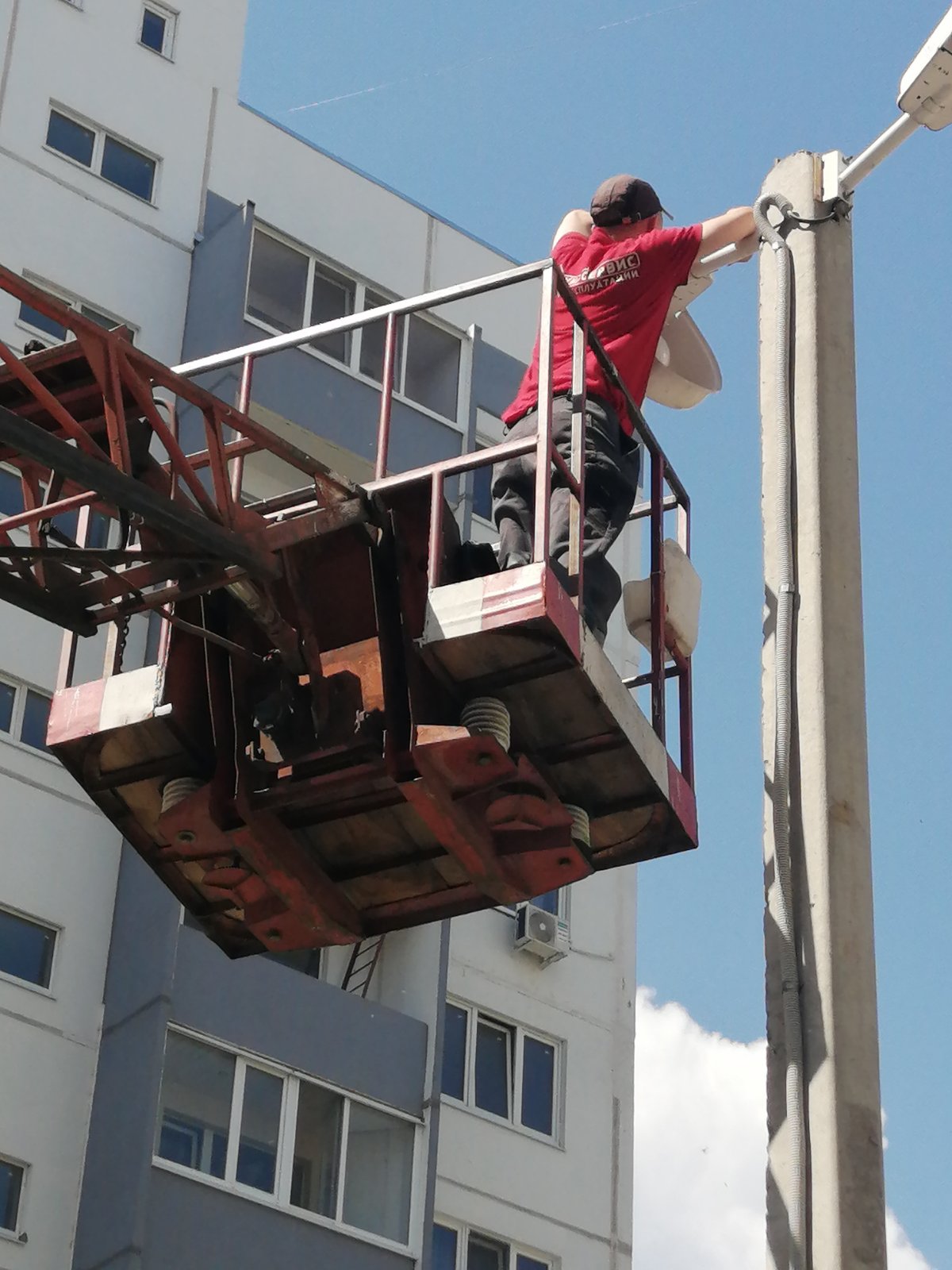 Замена уличных светильников