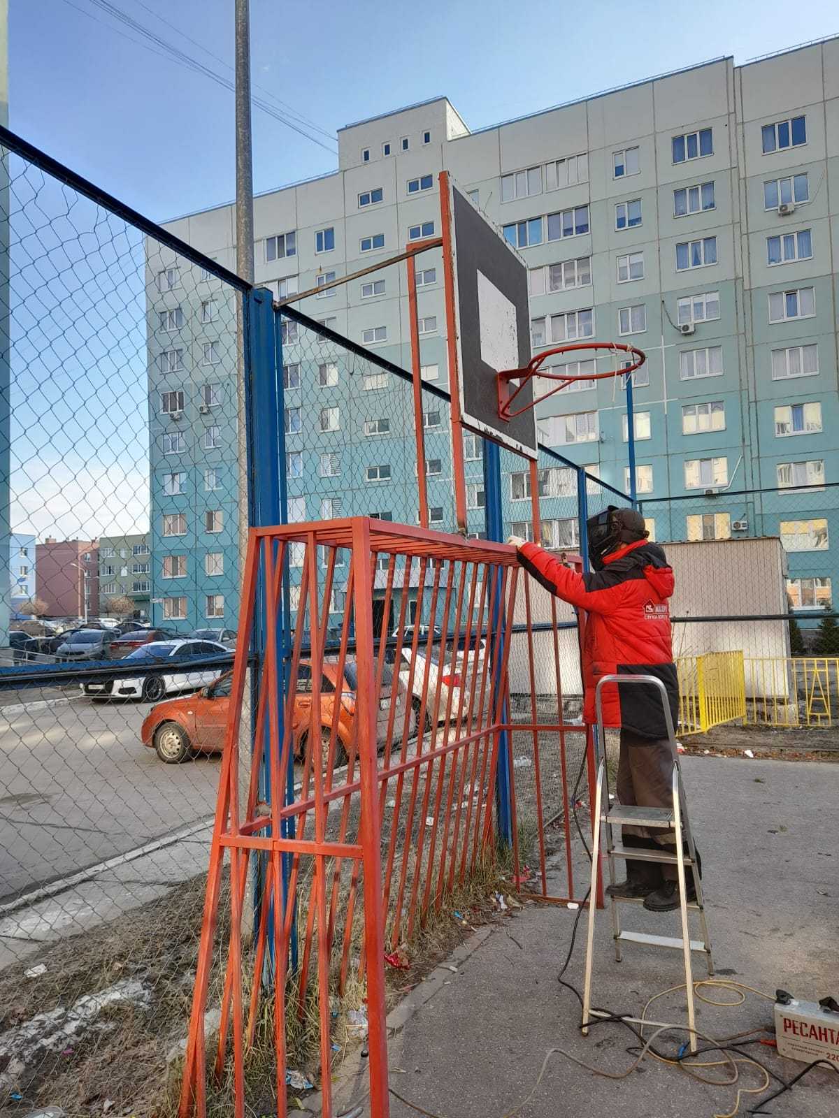 Ремонт баскетбольного кольца
