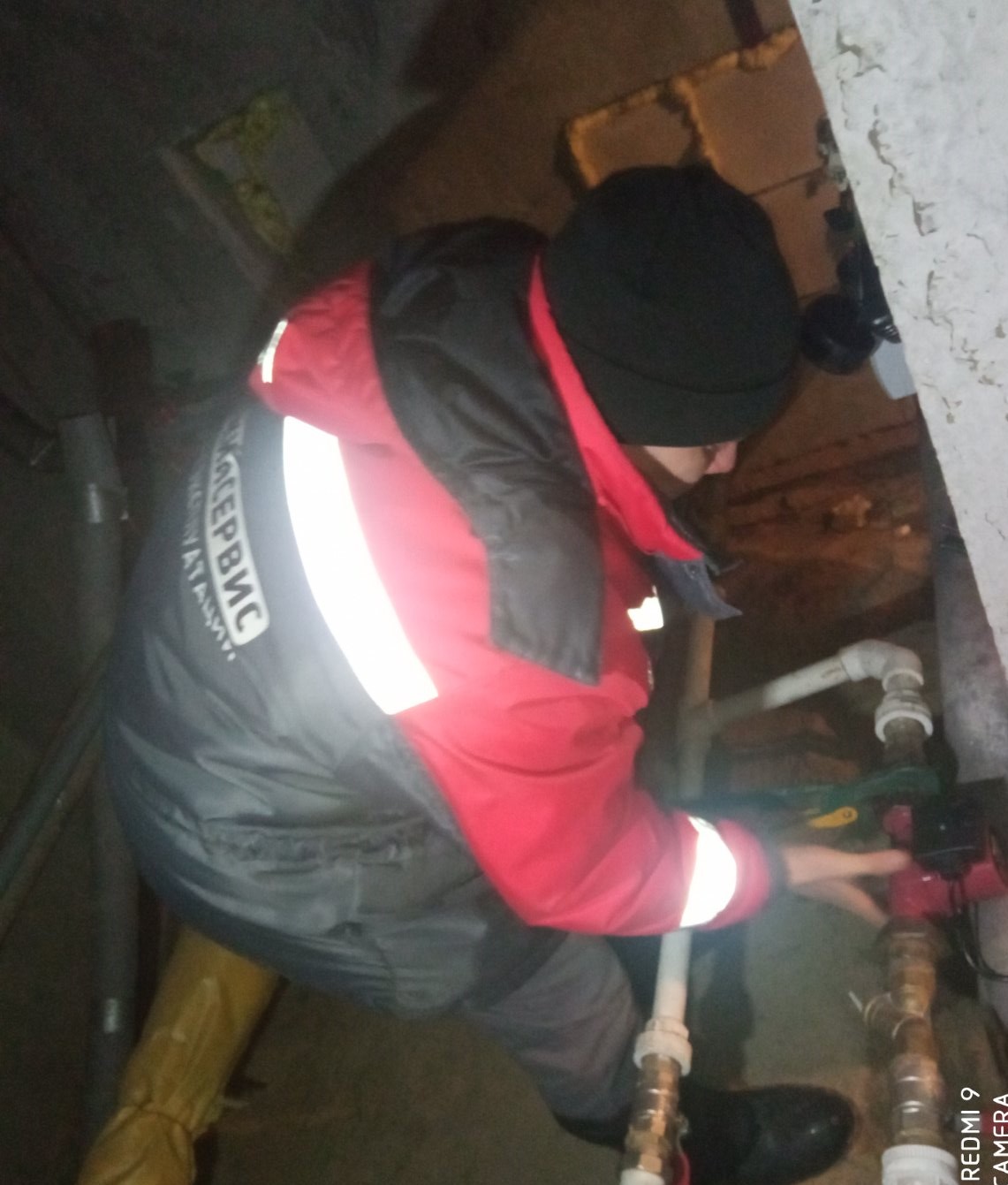 Установка циркуляционного насоса