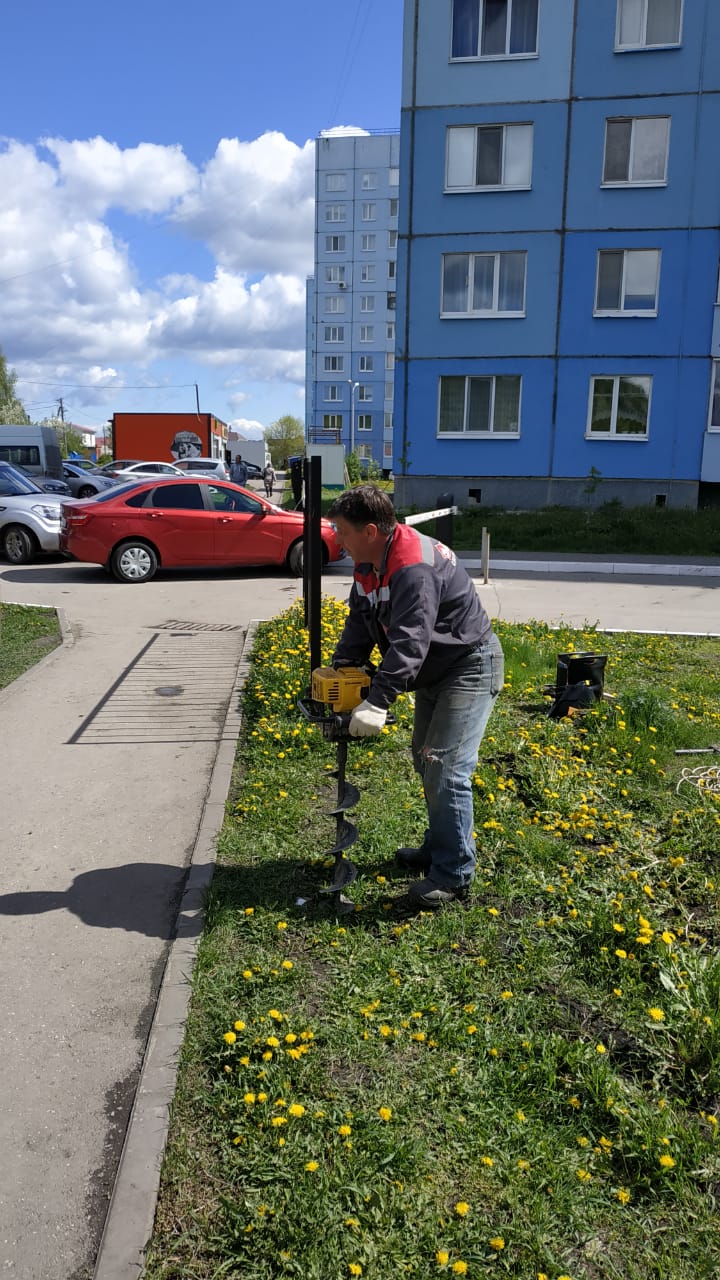 Установка ограждения