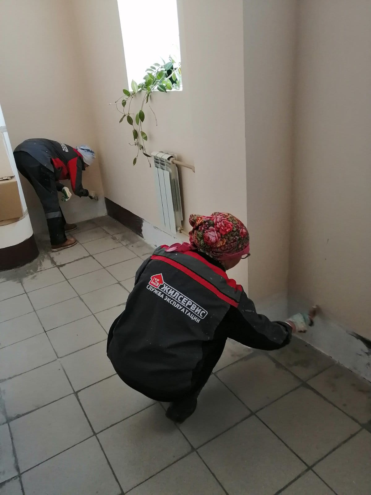 Ремонтные работы в подъездах