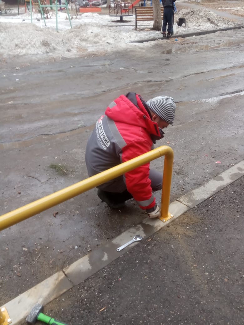 Ограждение тротуаров