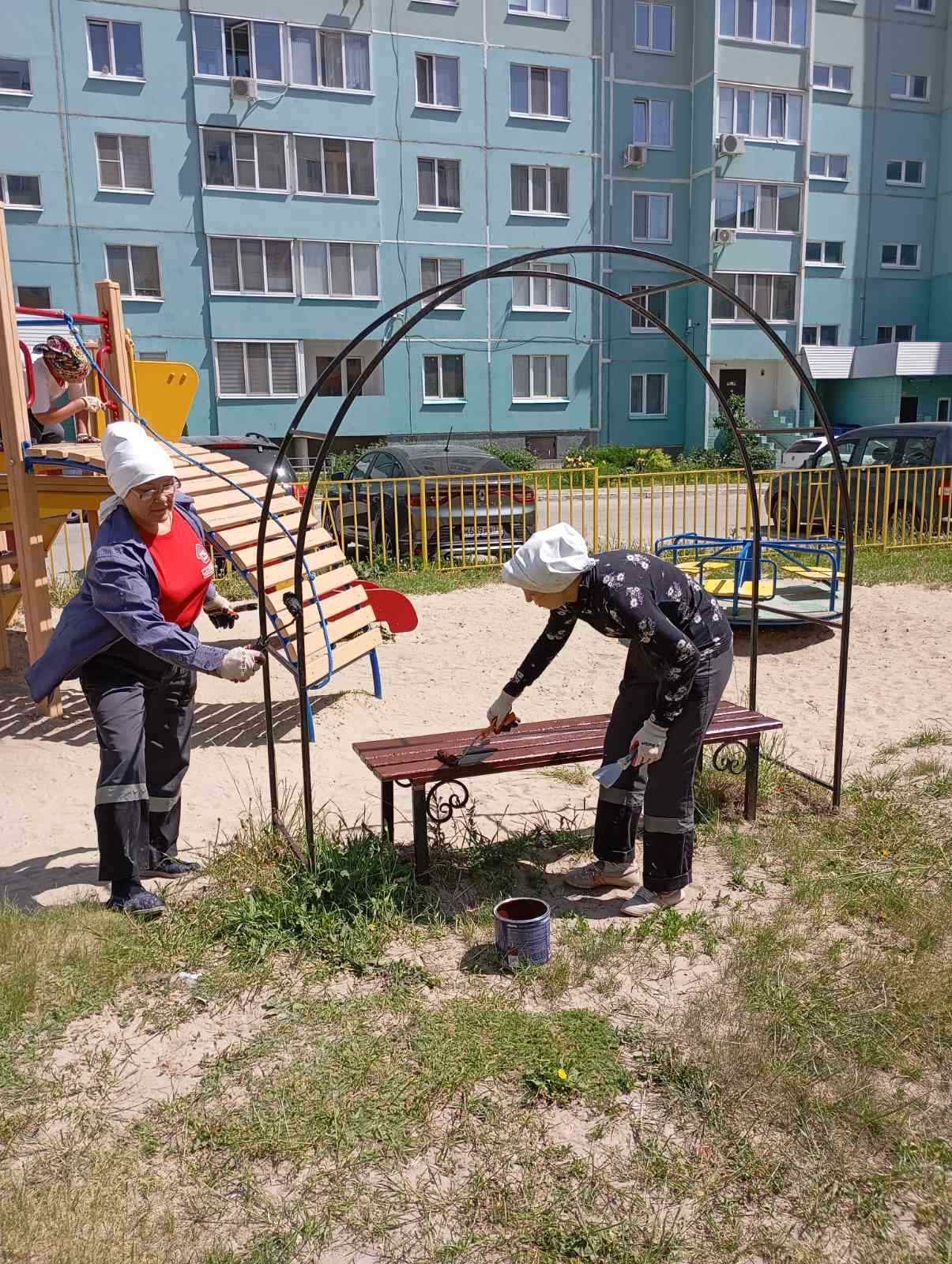 Покраска МАФ