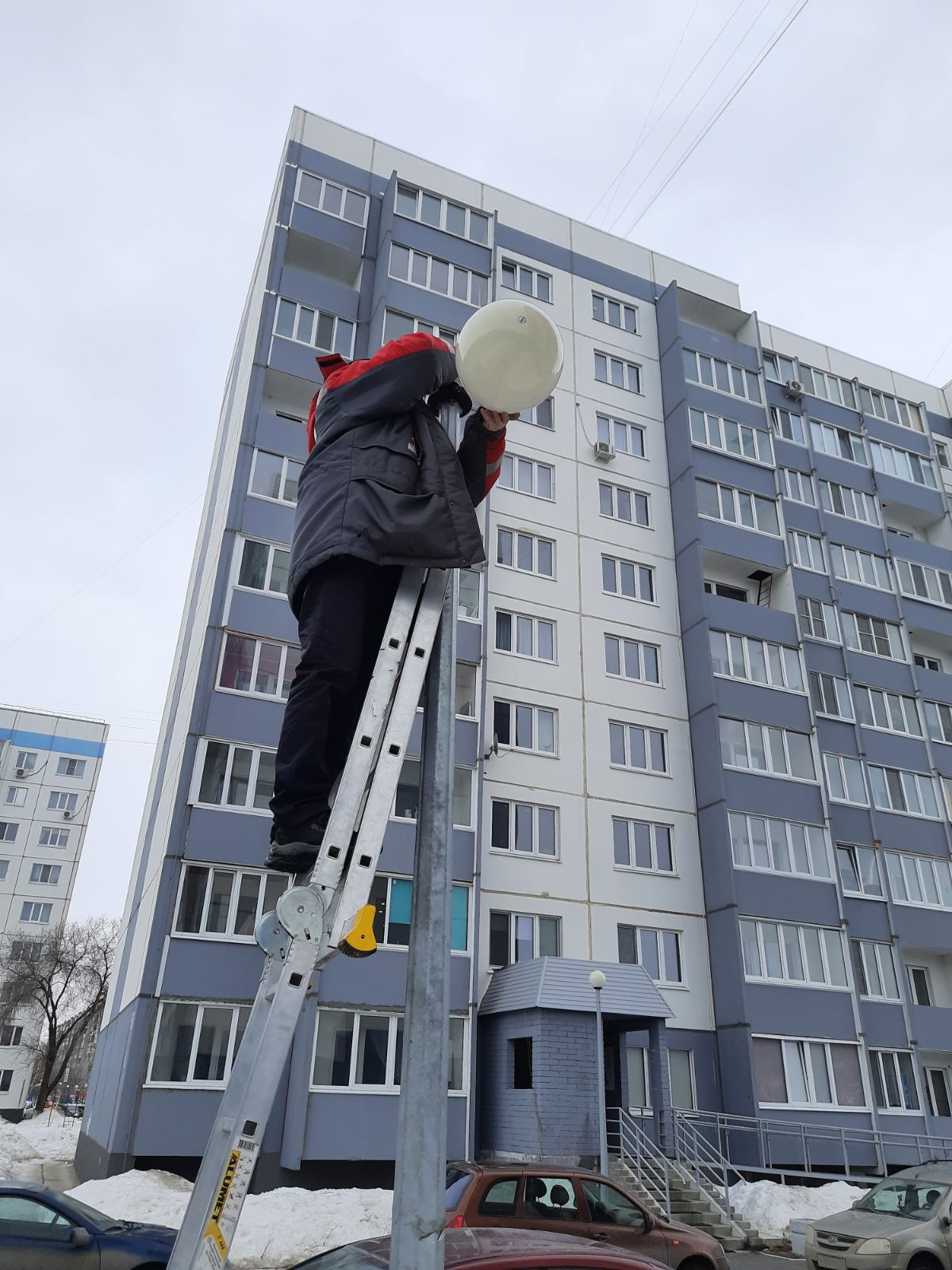 Вопрос освещения придомовых территорий