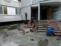Ремонт крыльца входа в подъезд