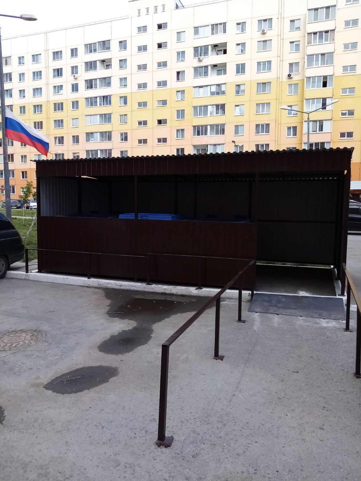 Установка контейнерной площадки