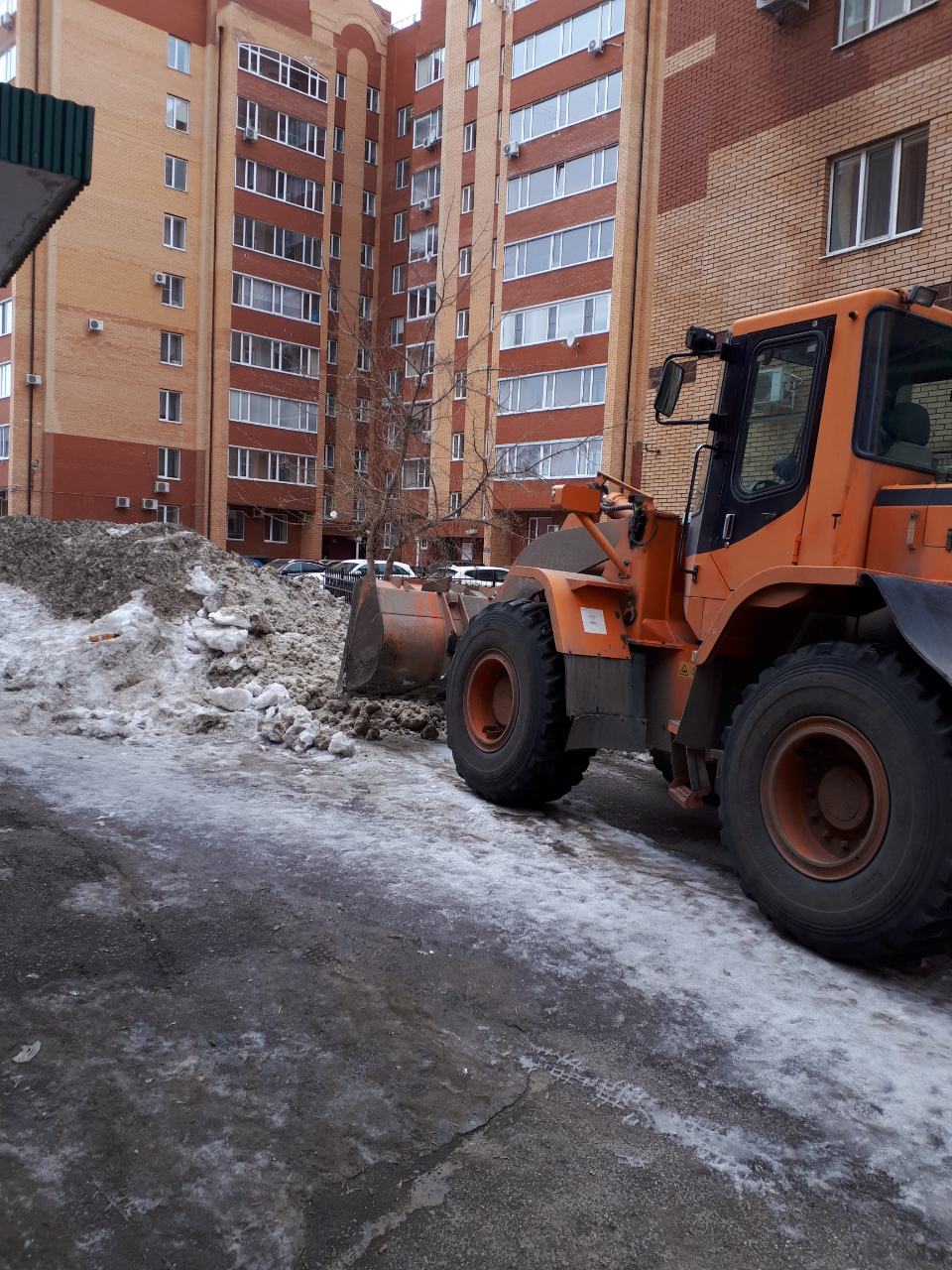 Уборка с рыхлением снега