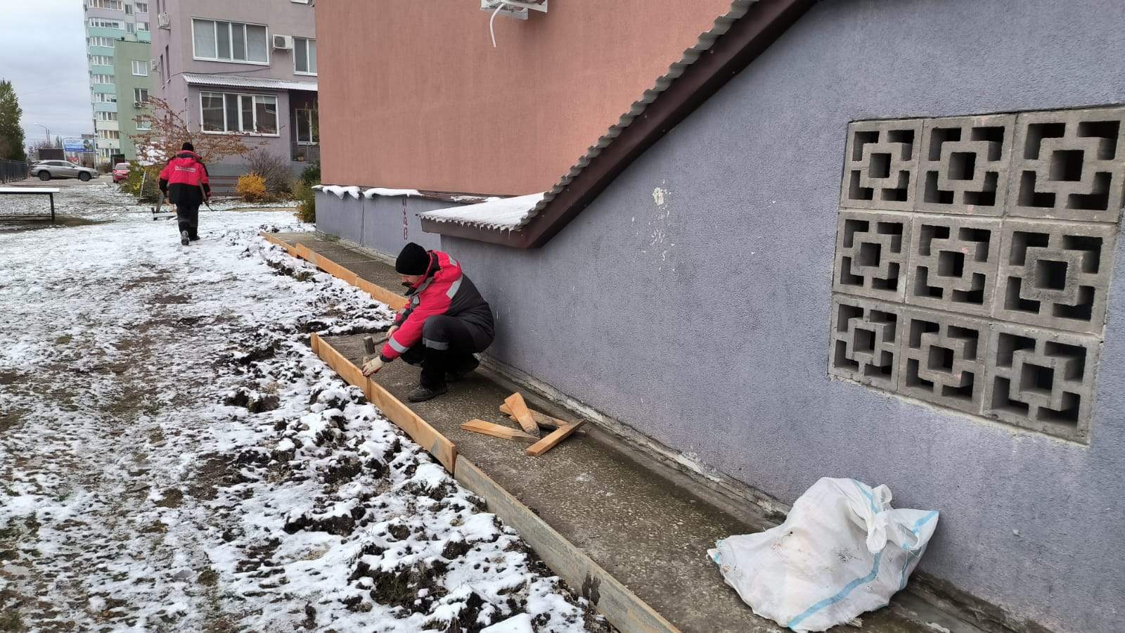 Устройство опалубки
