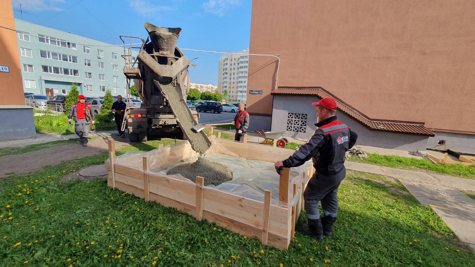 Ремонт отмостки