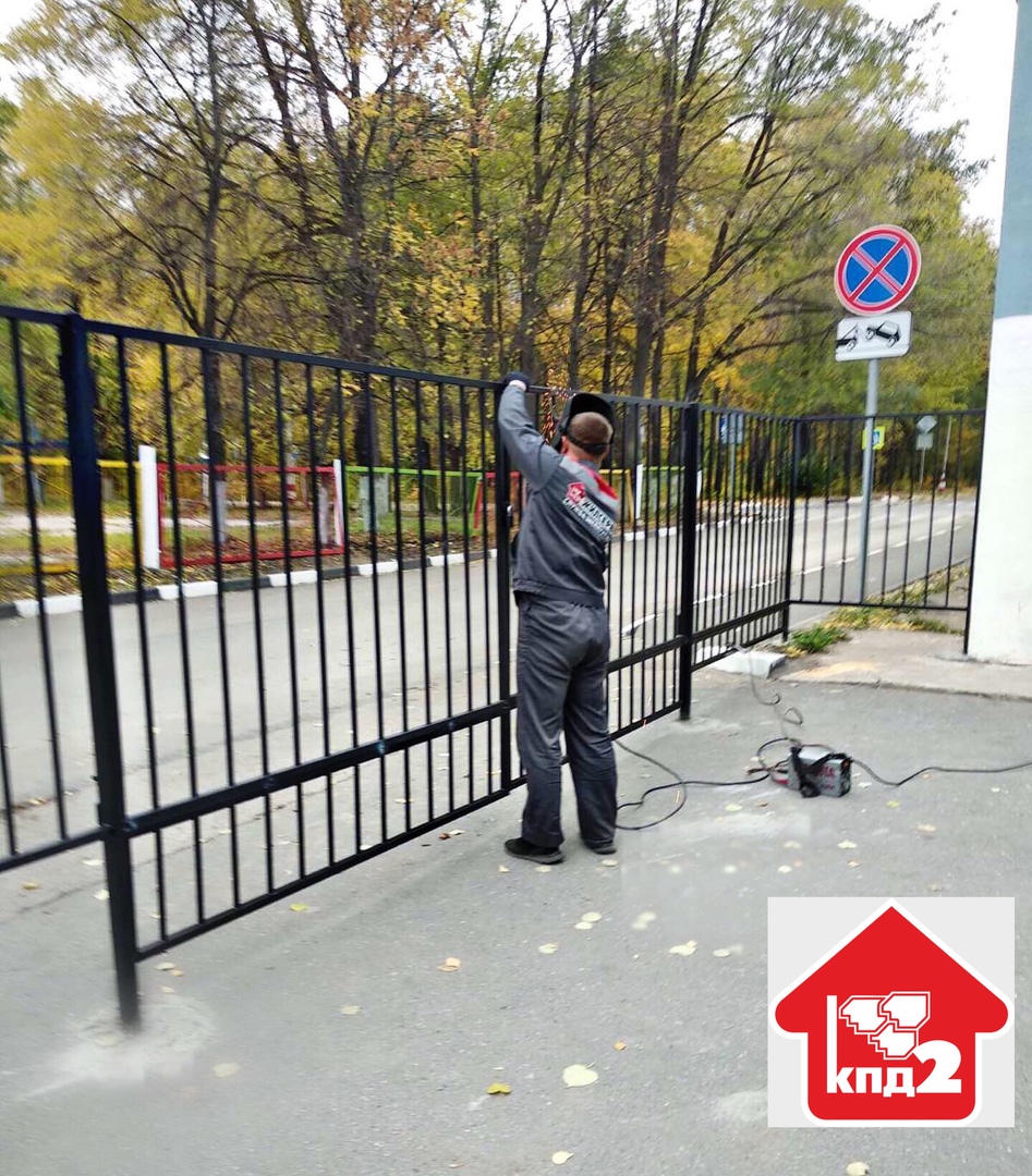 Монтаж дополнительного ограждения по ул.А.Невского 2б корп.1 