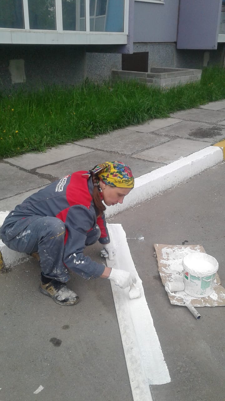 Разметка парковочных мест
