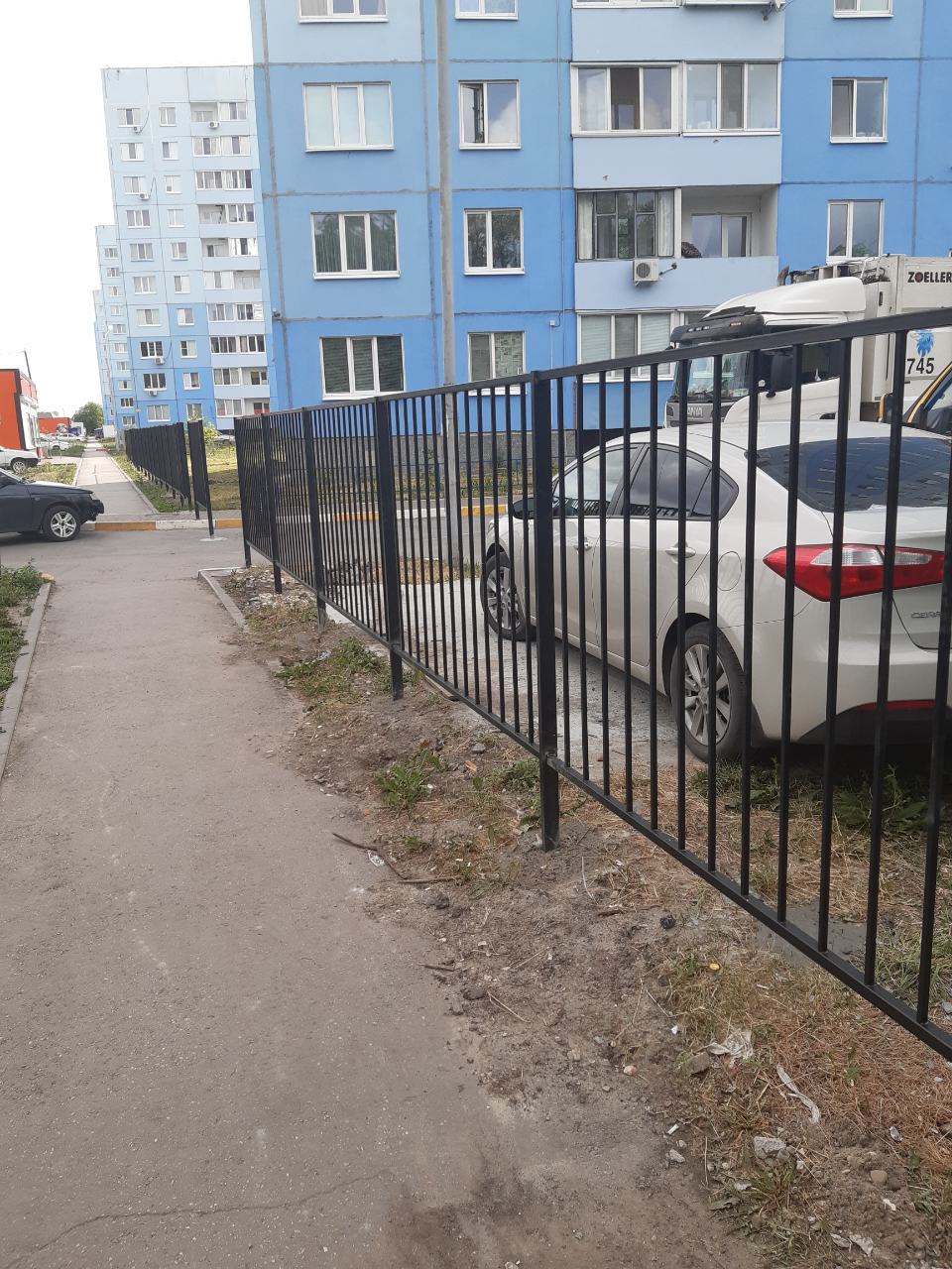 Установка ограждения