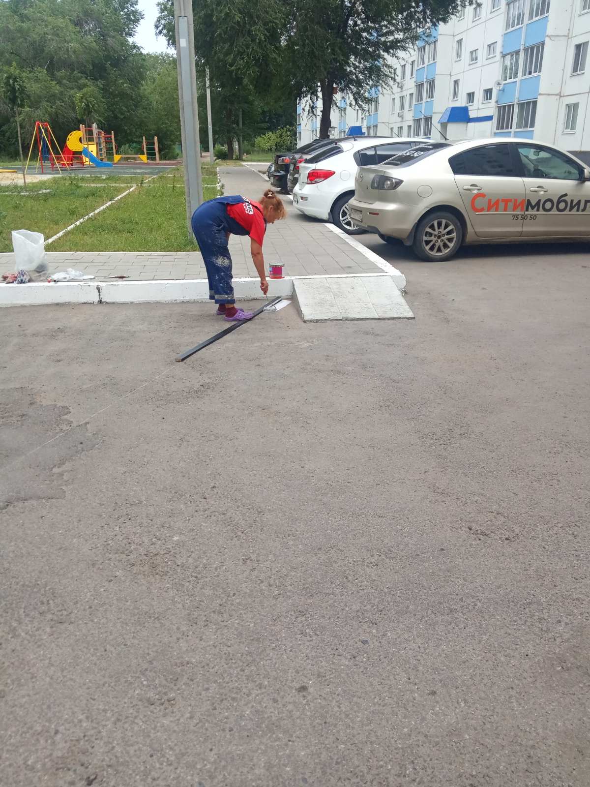 Разметка парковочных мест