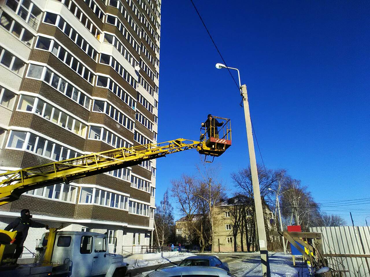 Ремонт уличного освещения