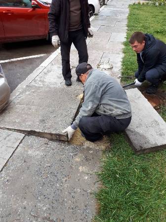 Ремонт тротуара